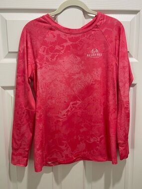 Realtree Fishing Bright Pink Performance Shirt